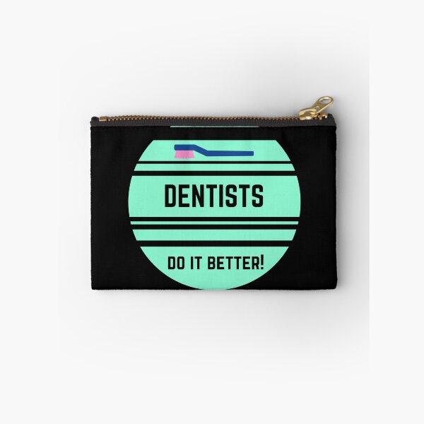 Item preview, Dentists Do It Better Funny Green Digital illustration art gift for Doctor designed and sold by conceptDVS.
