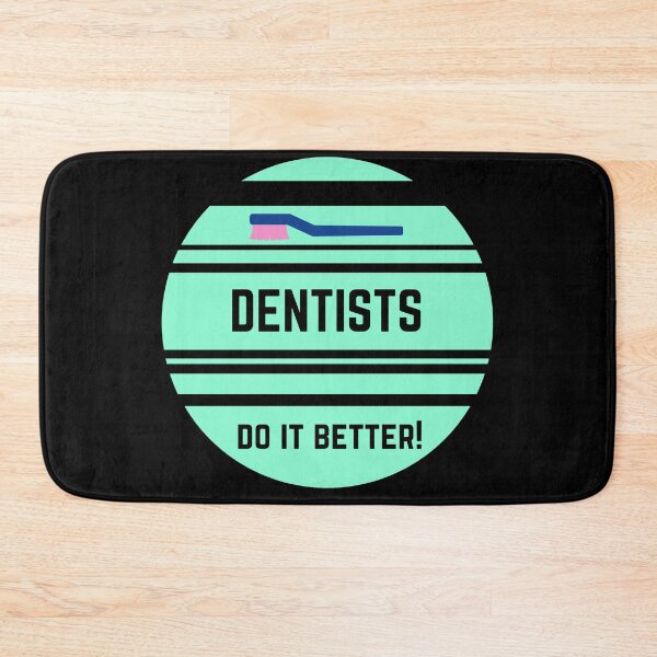 Item preview, Dentists Do It Better Funny Green Digital illustration art gift for Doctor designed and sold by conceptDVS.