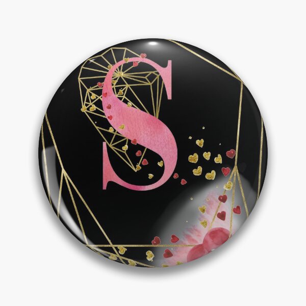 Item preview, Pink Gold Monogram S designed and sold by ElenaDanilo.