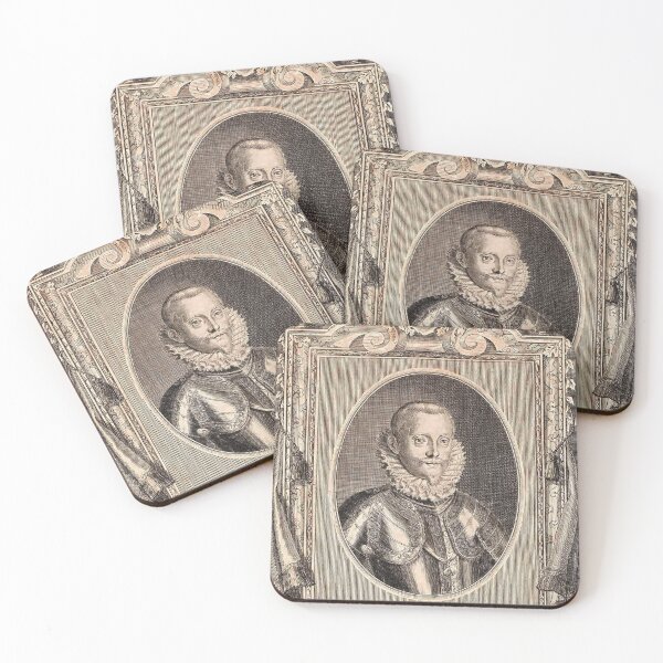Item preview, Vintage etching portrait of a european royal designed and sold by Vintage Designs +.