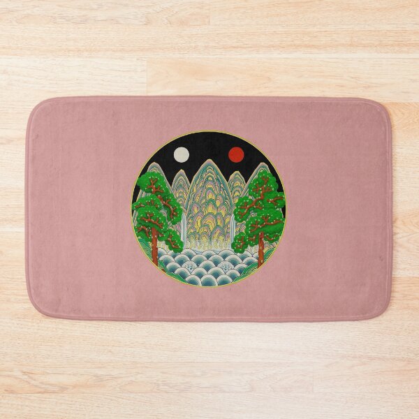 Item preview, Five peaks of the sun and moon in Spring: King’s painting Type B (Minhwa-Korean folk art) designed and sold by minsillust.