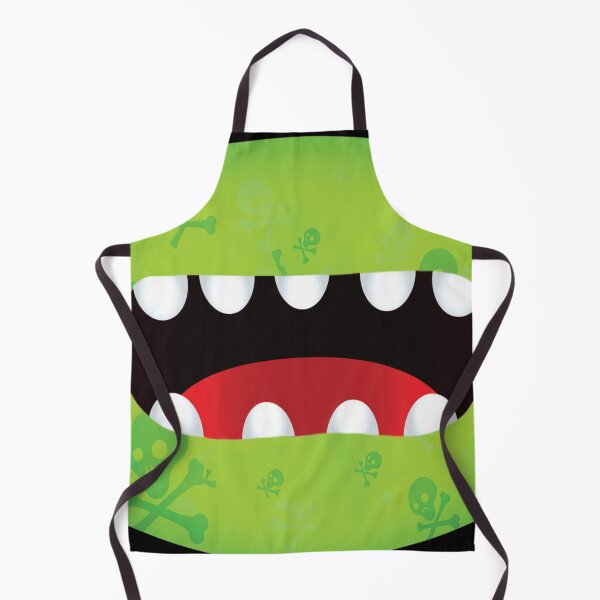 Item preview, Skull And Bones Green Monster Halloween Teeth designed and sold by 3bythelake.