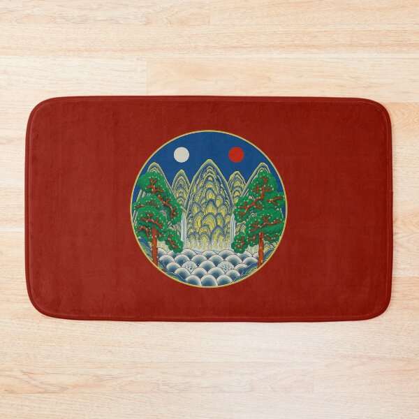 Item preview, Five peaks of the sun and moon in Summer: King’s painting Type A (Minhwa-Korean folk art) designed and sold by minsillust.