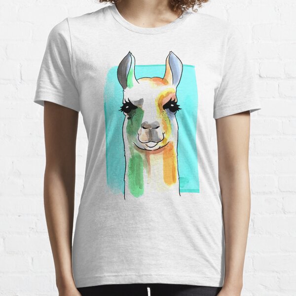 Llama Watercolor Art Essential T-Shirt