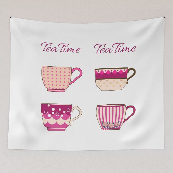 Item preview, Tea Time, Tea cups stickerpack designed and sold by crikz.