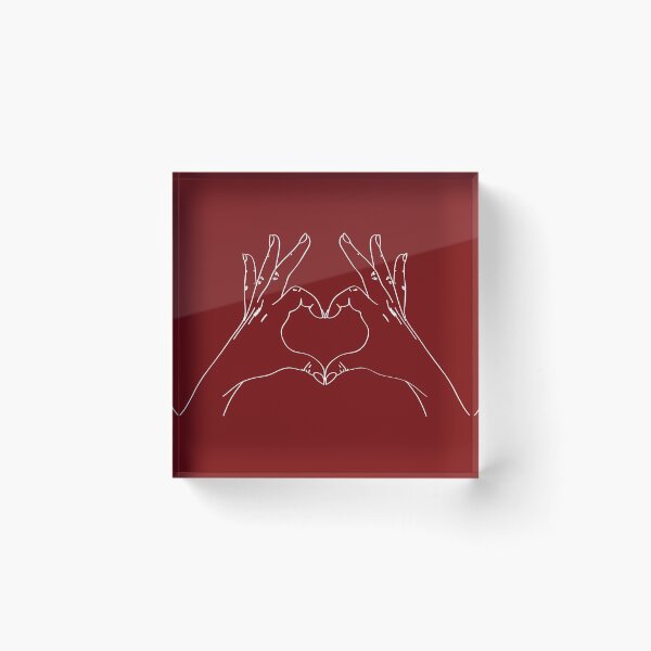 Item preview, Hands Forming A Heart Red designed and sold by creative-boo.