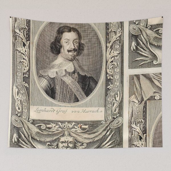 Item preview, Vintage etching portrait of a european royal designed and sold by Vintage Designs +.