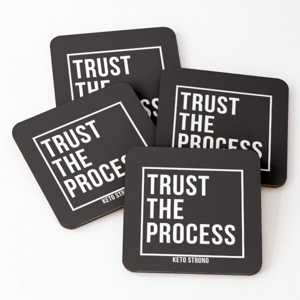 Item preview, Trust The Process (White Font) designed and sold by MadCollections.