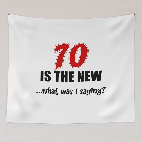 Item preview, 70 Is The New What Funny Gag designed and sold by jaycartoonist.