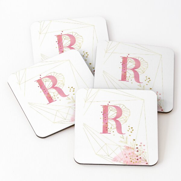 Item preview, Pink Gold Monogram R designed and sold by ElenaDanilo.
