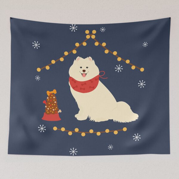 Item preview, Thanksgiving Samoyed dog  designed and sold by Lulupainting.