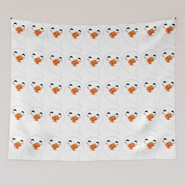 Item preview, Cute Ghost With Pumpkin designed and sold by Mari Ubialli.