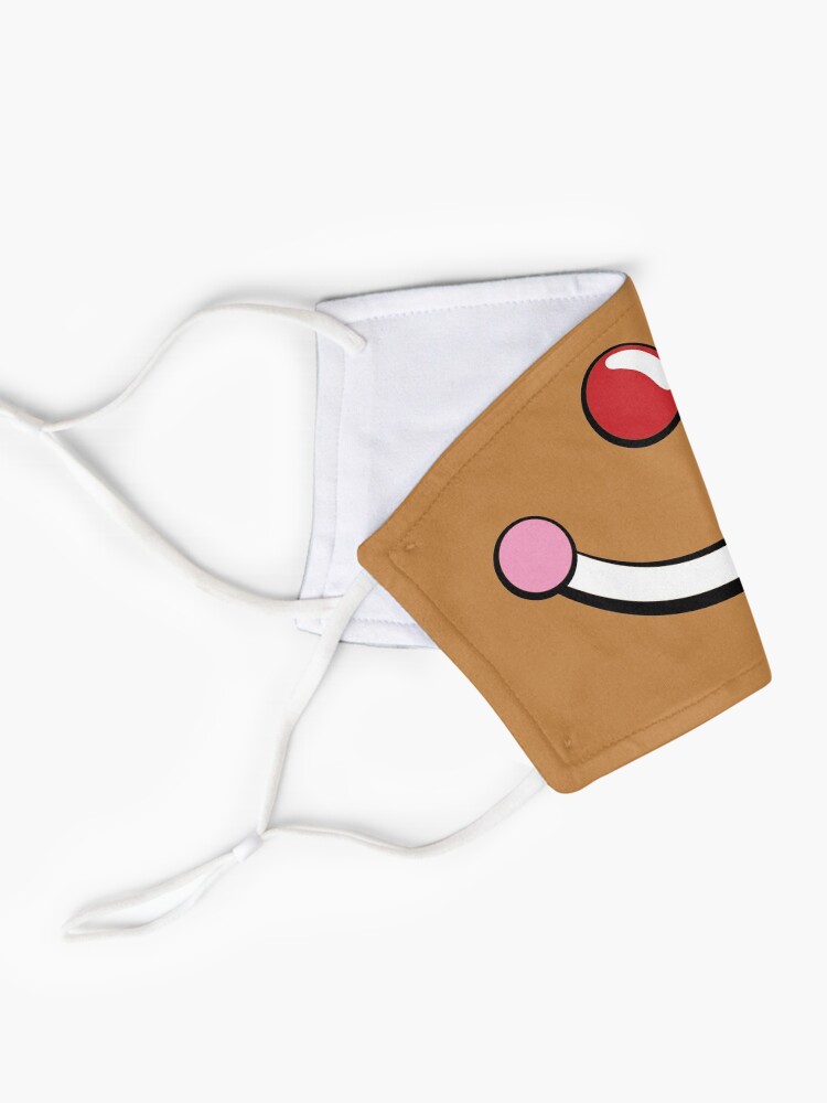 Alternate view of Blushing Gingerbread Person Face Mask Mask