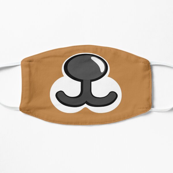 Cute Reindeer Face Mask Flat Mask