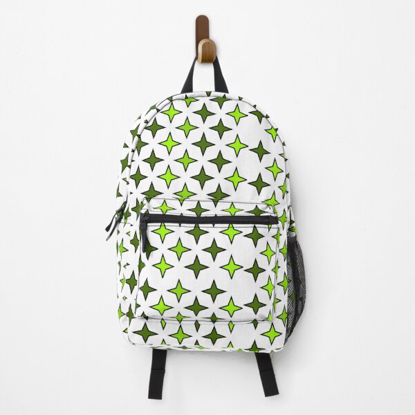 Item preview, green star on white background, star pattern composition designed and sold by Stéphane Thirion.