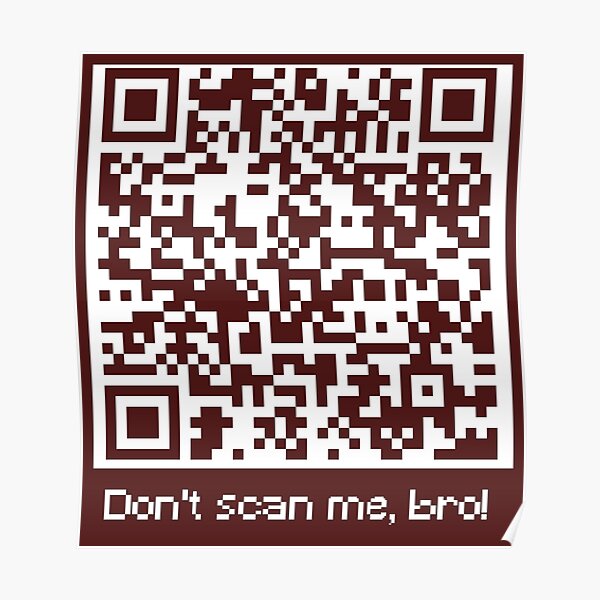 Qr Code Art Posters Redbubble