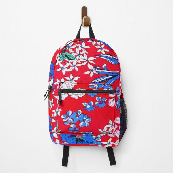 Artikelvorschau, Rote und blaue Blumenmuster entworfen und verkauft von africanvisuals.