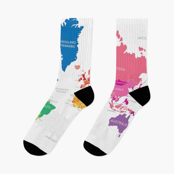 Item preview, Colorful World Map designed and sold by duffy-store.