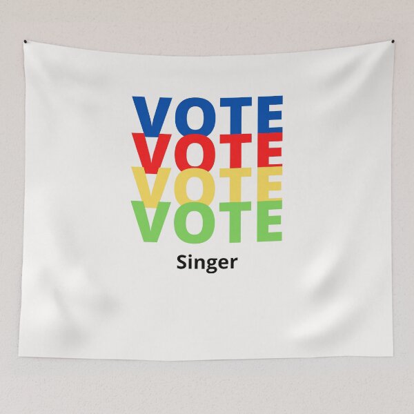 Item preview, Vote Singer designed and sold by majeed10.
