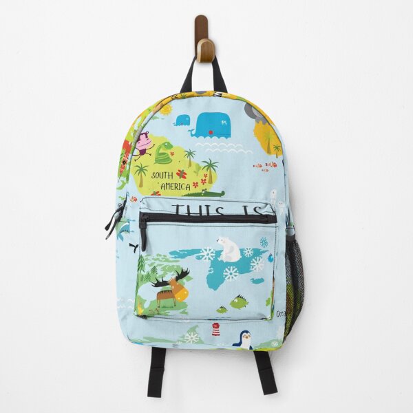 Item preview, Kids World Map designed and sold by duffy-store.