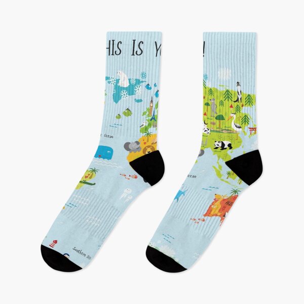 Item preview, Kids World Map designed and sold by duffy-store.