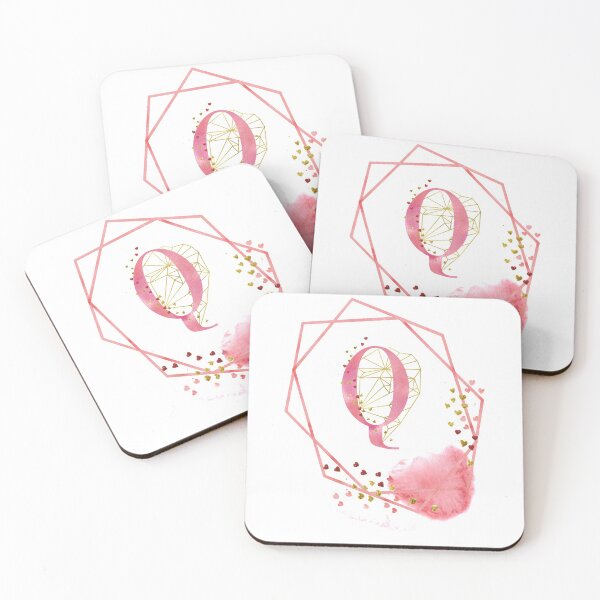 Item preview, Pink Gold Monogram Q designed and sold by ElenaDanilo.