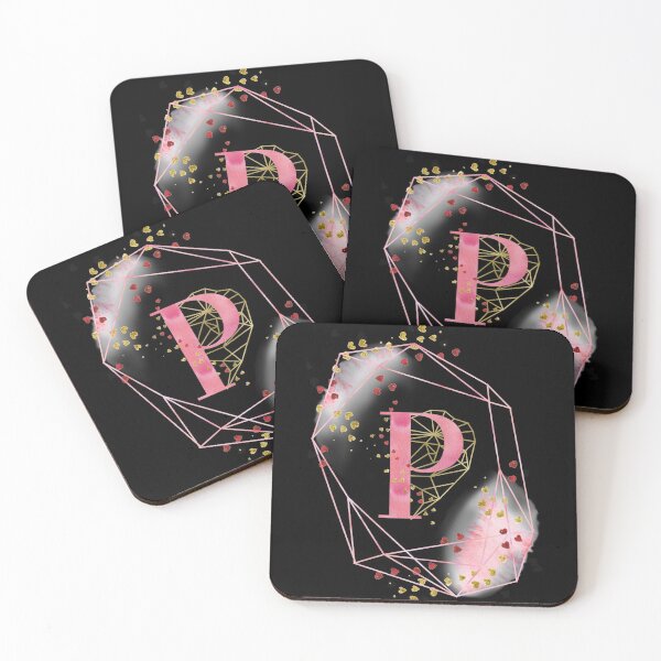 Item preview, Pink Gold Monogram P designed and sold by ElenaDanilo.