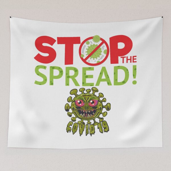 Item preview, Stop The Spread Covid 19 Virus designed and sold by darknessjeff86.