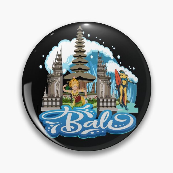 Item preview, Bali Surfing Temple Bali Dancer designed and sold by DELMEO.