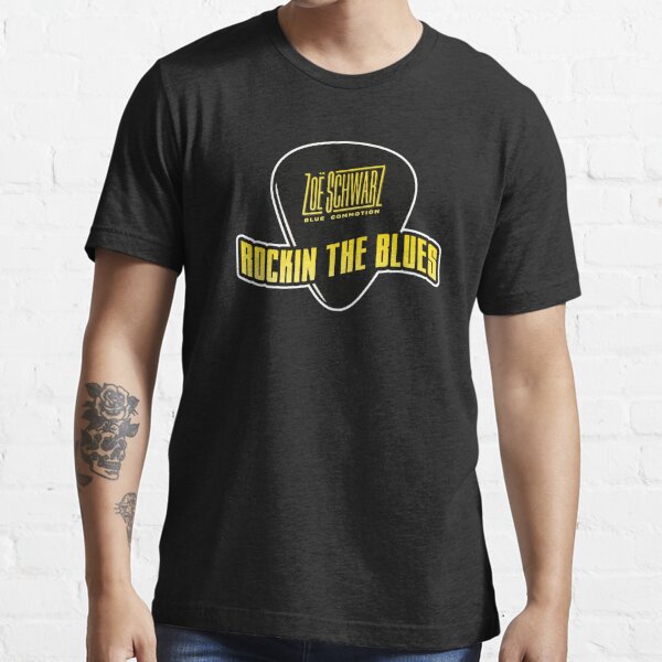 Rockin The Blues Pick Tee (yellow) Essential T-Shirt