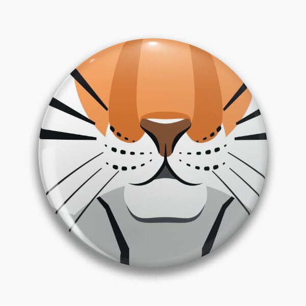 Item preview, African Tiger Face designed and sold by 3bythelake.