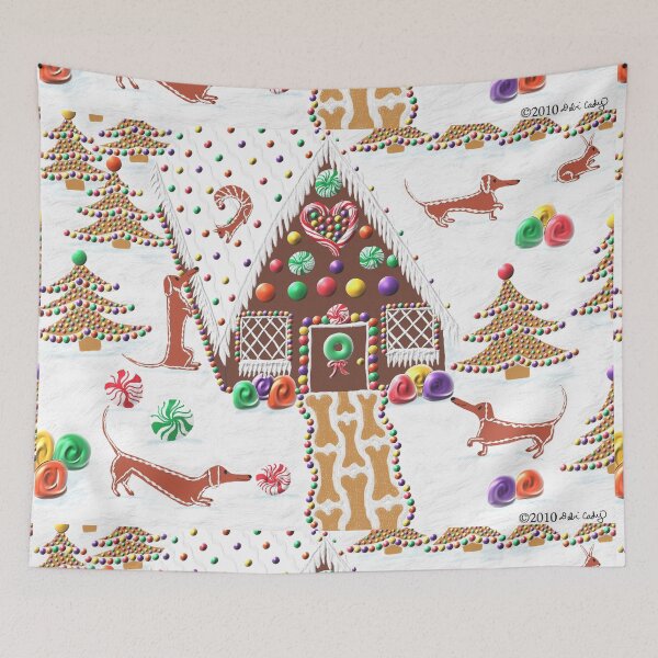 Item preview, Gingerbread Dachshunds designed and sold by DebiCady.