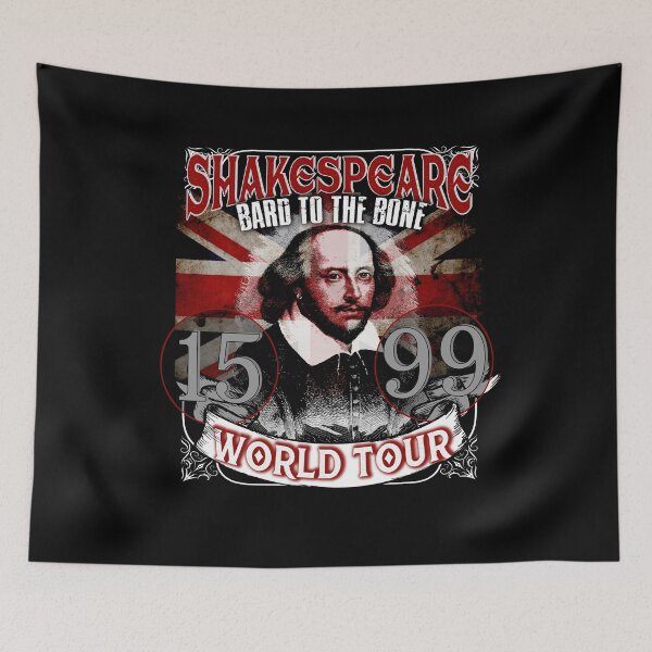 Item preview, William Shakespeare World Tour Plays Quotes Poems Sonnets Biography Fans designed and sold by TopTeeShop.