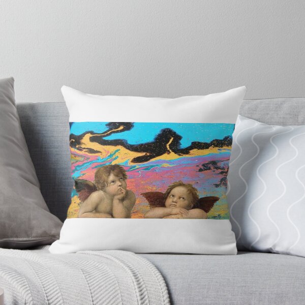 Item preview, Raphael's Sistine Chapel angels (acrylic pouring) designed and sold by AriTika01.