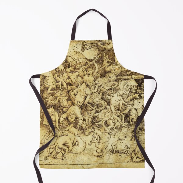 Item preview, The Fall of Magician Hermogenes Sepia Drawing by Pieter Brueghel the Elder designed and sold by BulganLumini.