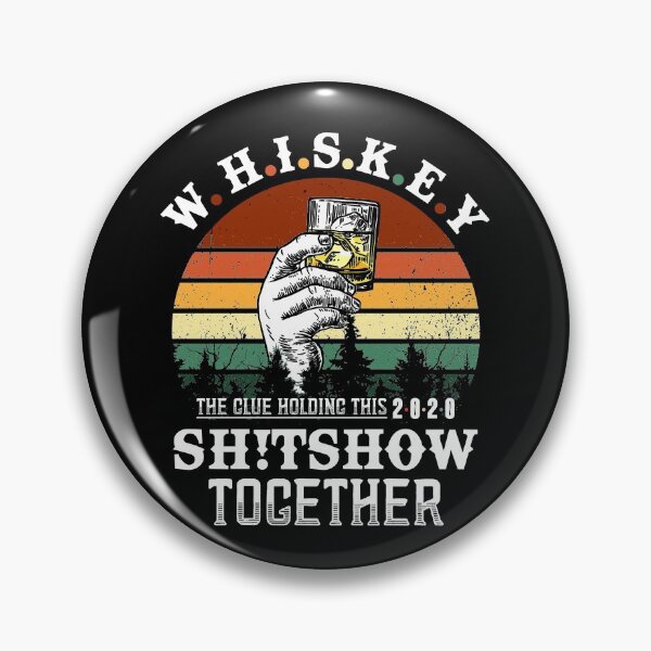 Item preview, Whiskey Definition The Glue Holding This 2020 Shitshow Together Vintage Throwback Sunset with Liquor Glasses designed and sold by Dolphin Graphic.
