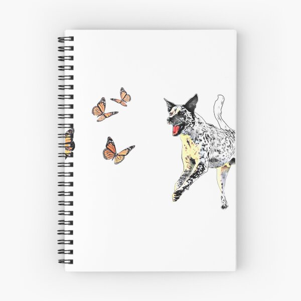 Item preview, Catahoula Leopard Dog Chasing Butterflies designed and sold by ProtanDesign.