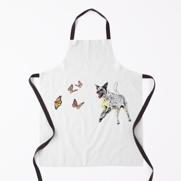 Item preview, Catahoula Leopard Dog Chasing Butterflies designed and sold by ProtanDesign.