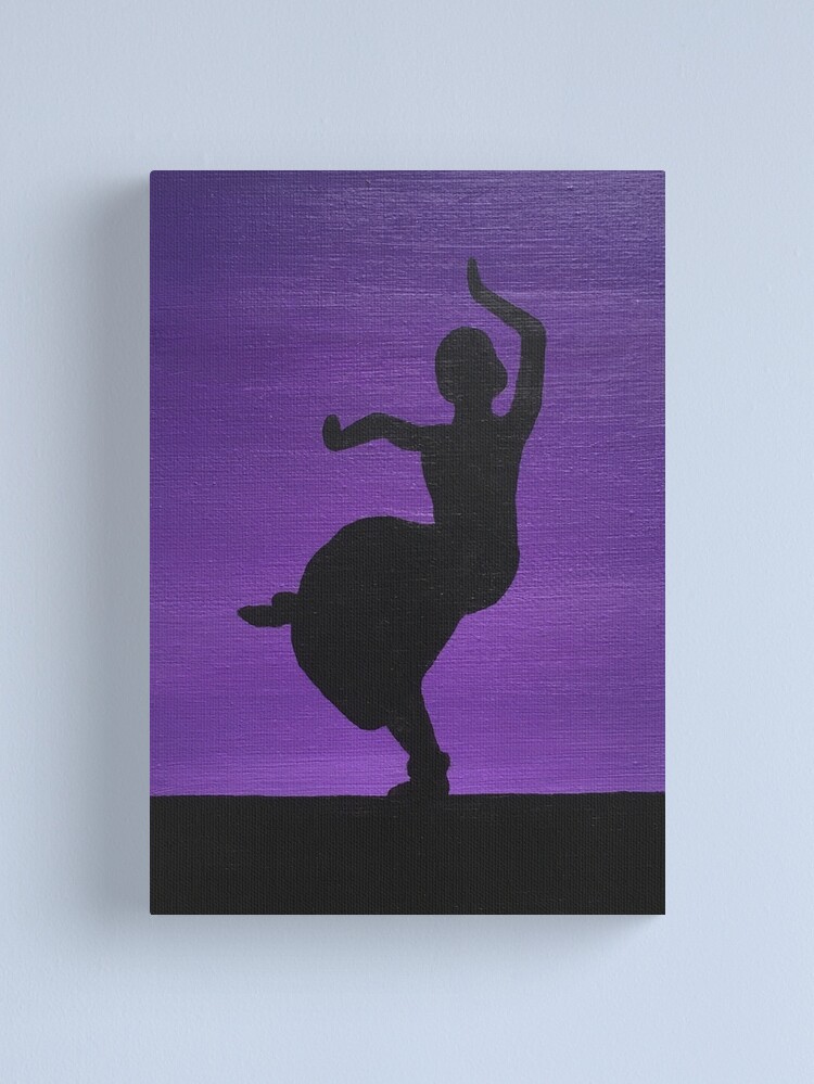 Acrylic Art - Indian Classical Dancer - Canvas Prints by Hamid