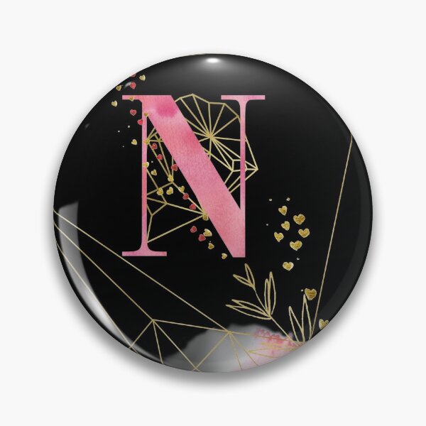 Item preview, Pink Gold Monogram N designed and sold by ElenaDanilo.