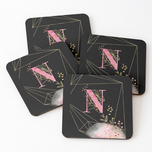 Item preview, Pink Gold Monogram N designed and sold by ElenaDanilo.