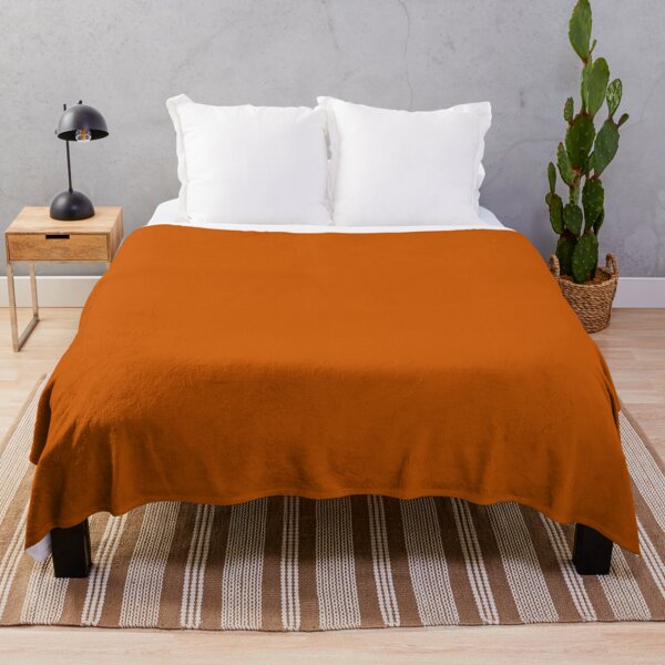 Burnt sienna throw blanket sale