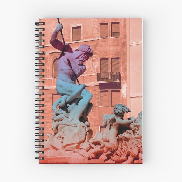 Item preview,  Neptune Fountain Statue - pink, purple, blue, Italy designed and sold by MoClan-Graphics.