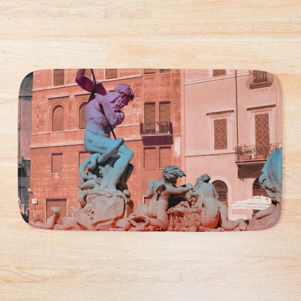 Item preview,  Neptune Fountain Statue - pink, purple, blue, Italy designed and sold by MoClan-Graphics.