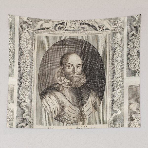 Item preview,  Vintage etching portrait of a european royal designed and sold by Vintage Designs +.