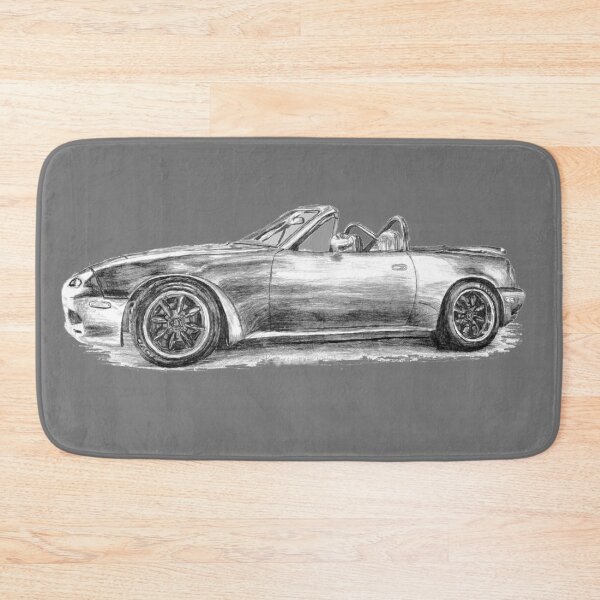 Item preview, Miata MX5 in Pencil drawing  designed and sold by CoolCarVideos.