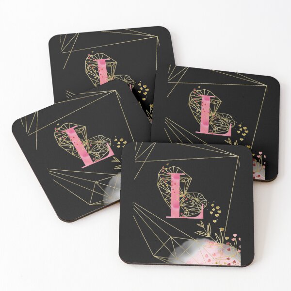 Item preview, Pink Gold Monogram L designed and sold by ElenaDanilo.
