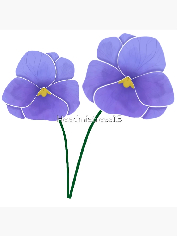 Pansy Rainbow Maker I February Birth Flower Viola Suncatcher