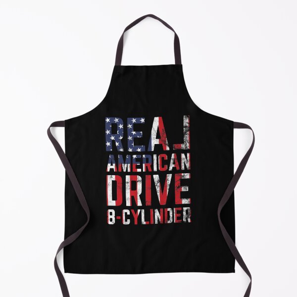 Item preview, Real American 8-cylinder V8 USA Flag Muscle Car Patriotism designed and sold by RJ-Art.