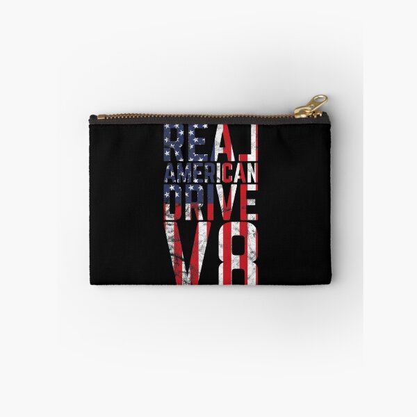 Item preview, Real American 8-cylinder V8 USA Flag Muscle Car Patriotism designed and sold by RJ-Art.